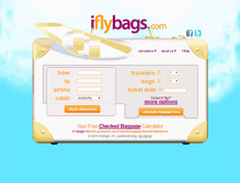 Tablet Screenshot of iflybags.com